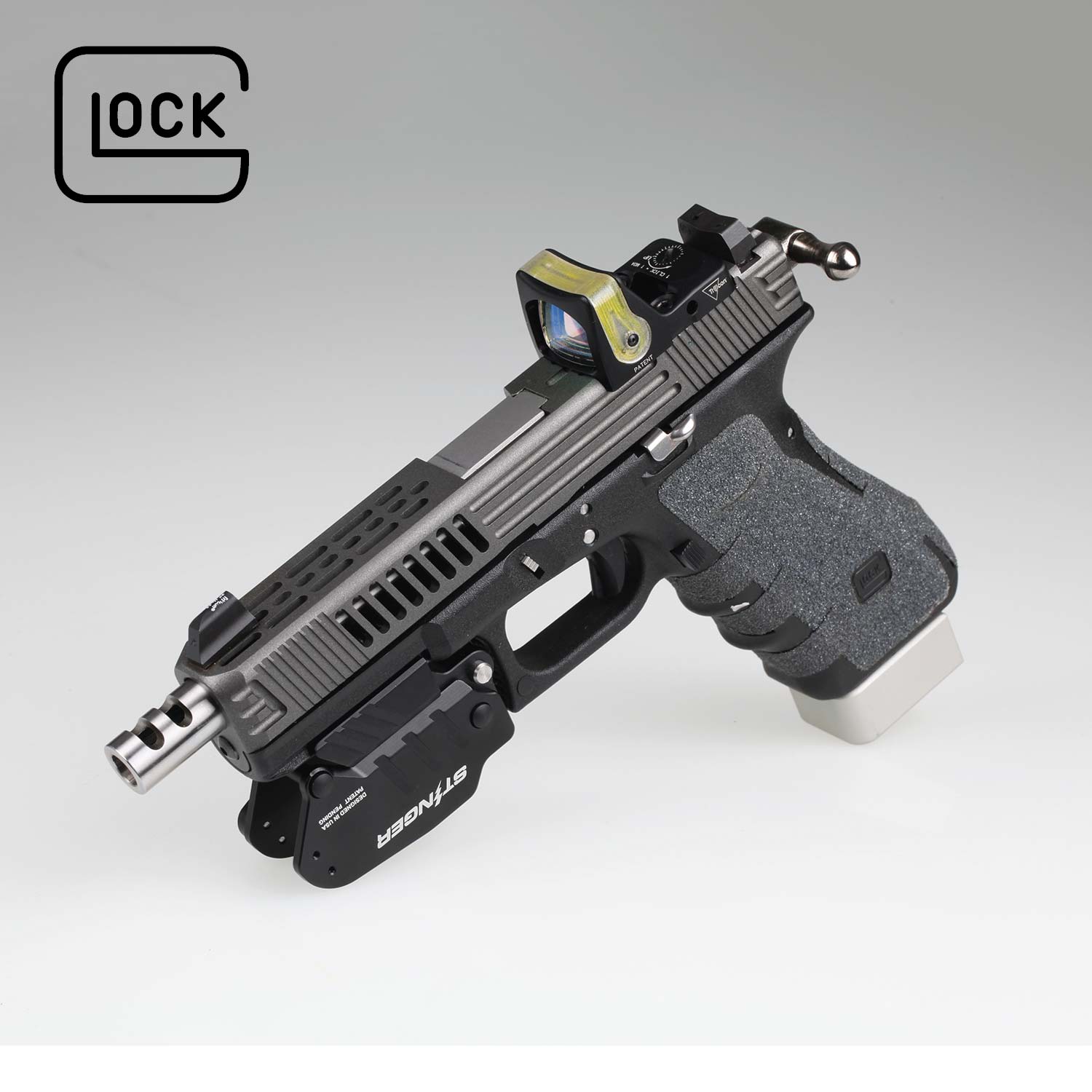 Stinger Concealment System: Trigger Guard Protection Cover, Belt Clip Minimalist Holster (Aluminum Body)