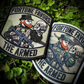 COMBO - POTM - March 2026 POTM - Fortune Favors The Armed - PATCH AND STICKER