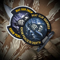 COMBO - POTM - May 2026 POTM - May Our Enemies Know Peace In Death - PATCH AND STICKER