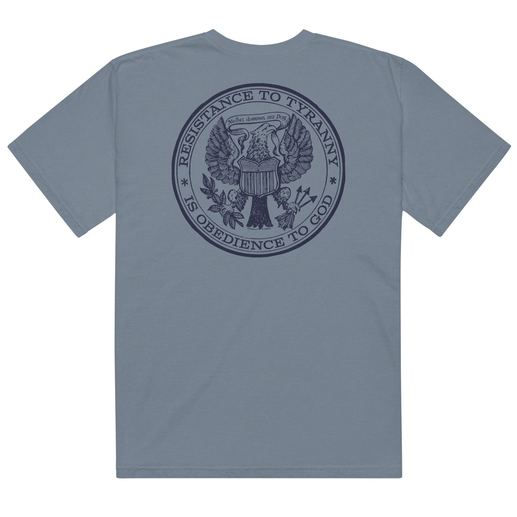Resistance to Tyranny is Obedience to God Heavyweight T-shirt