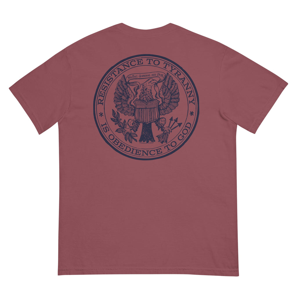 Resistance to Tyranny is Obedience to God Heavyweight T-shirt
