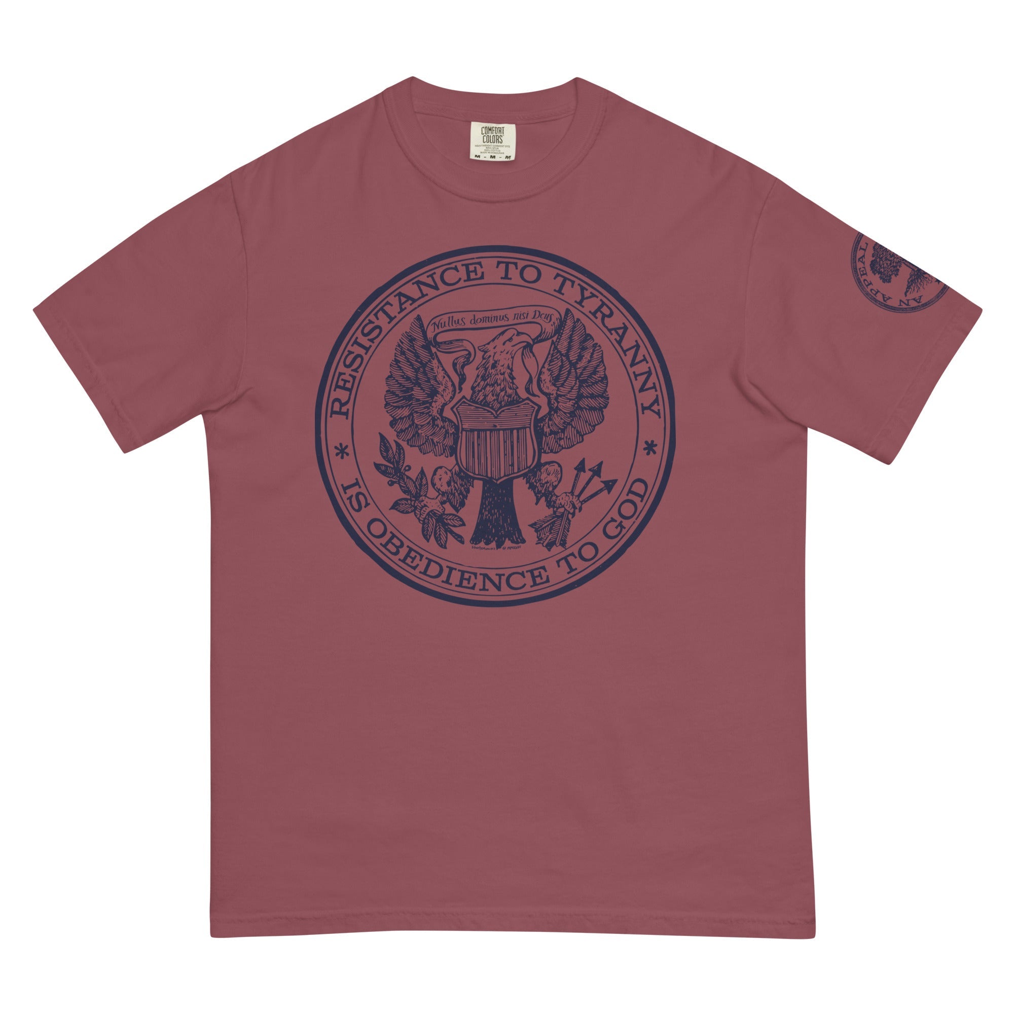 Resistance to Liberty Is Obedience To God Men’s Heavy Graphic Tee