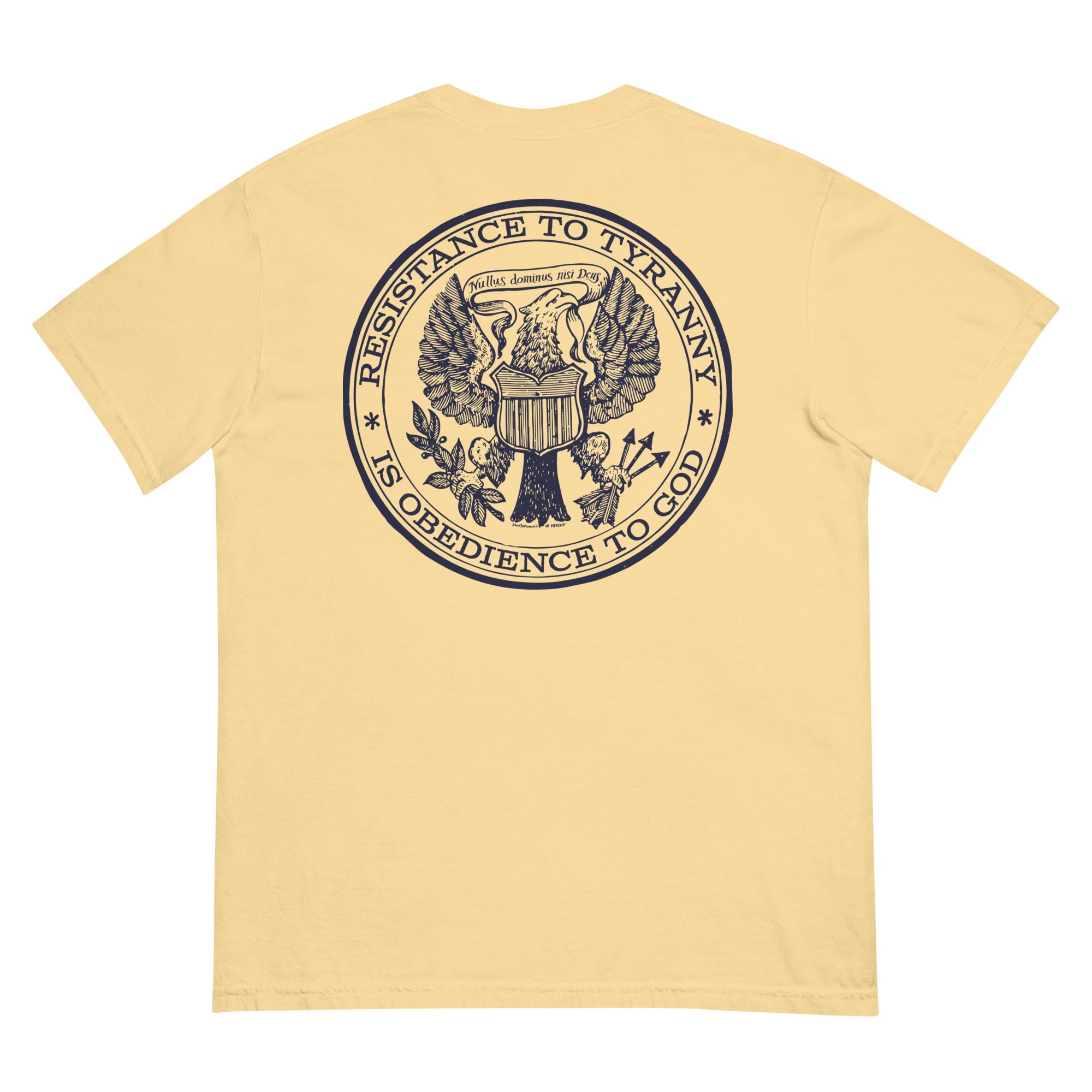 Resistance to Tyranny is Obedience to God Heavyweight T-shirt