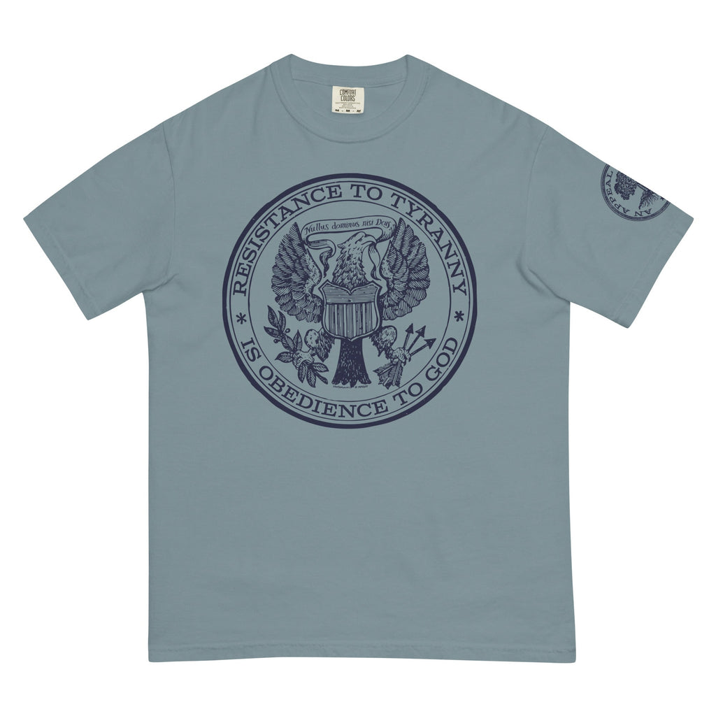 Resistance to Liberty Is Obedience To God Men’s Heavy Graphic Tee