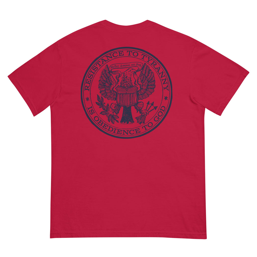 Resistance to Tyranny is Obedience to God Heavyweight T-shirt