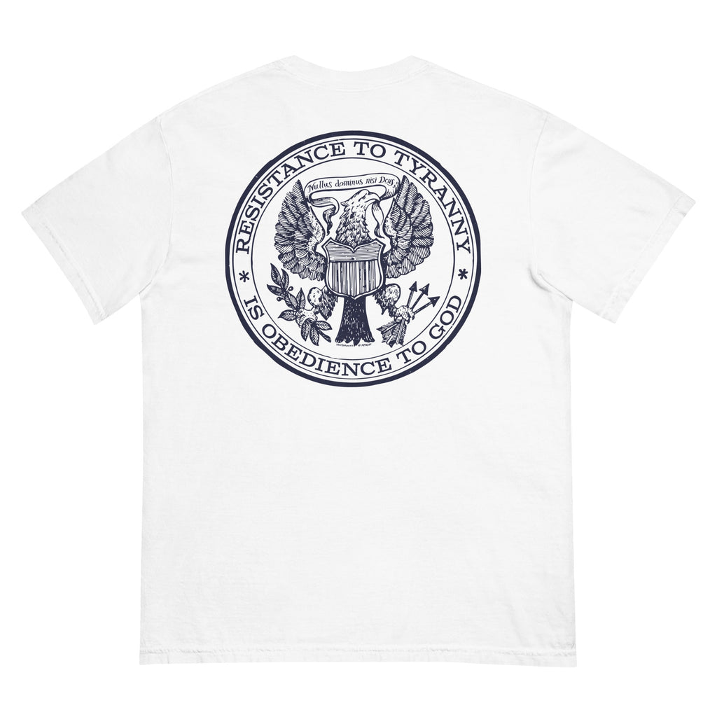 Resistance to Tyranny is Obedience to God Heavyweight T-shirt
