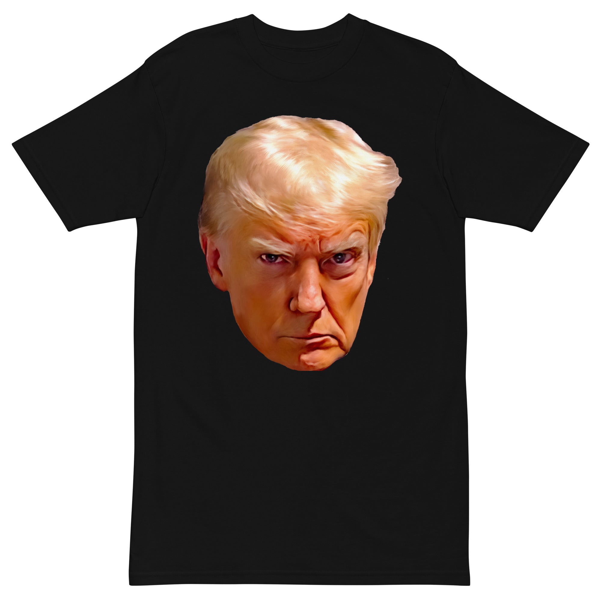 Trump Mugshot Ultra Men’s Premium Heavyweight T-Shirt