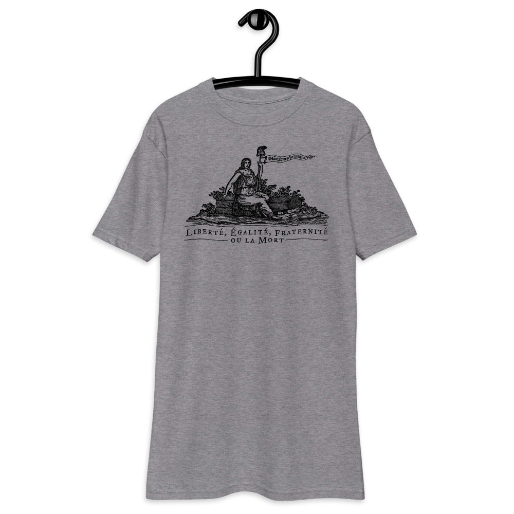Liberte Equalite Fraternite ou la Mort Heavyweight tee