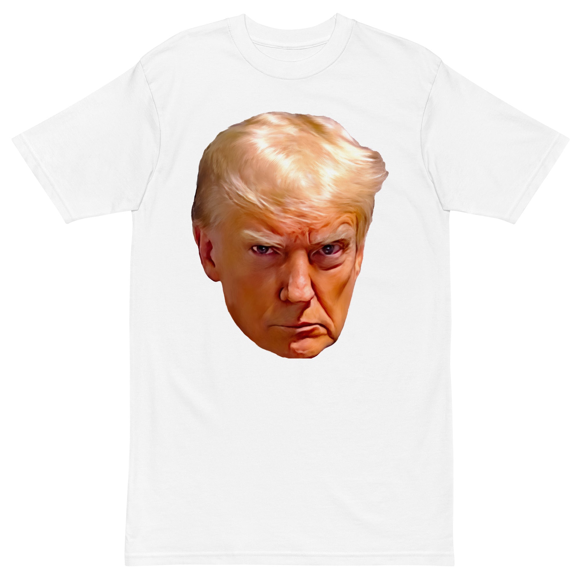 Trump Mugshot Ultra Men’s Premium Heavyweight T-Shirt