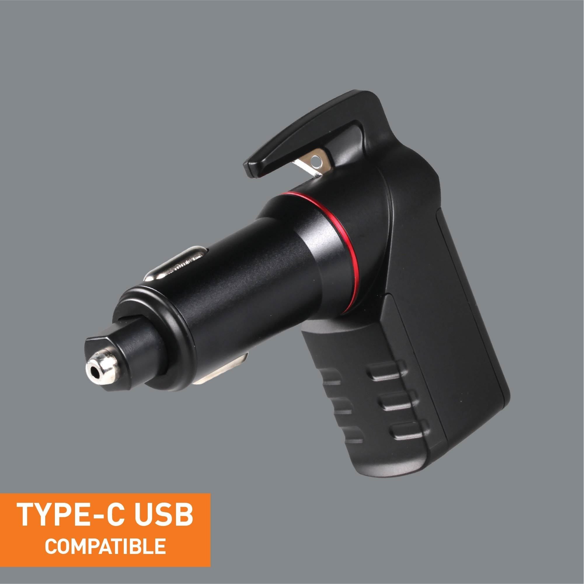 Stinger USB Type C Car Charger Emergency Escape Tool (2pcs)