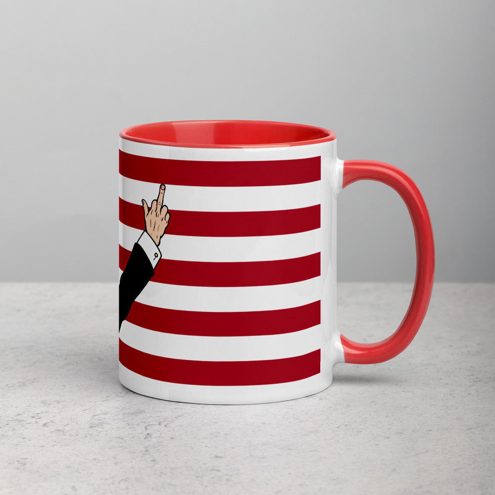 Trump Salute Color Mug