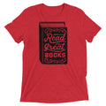 Read Great Books Short Tri-Blend Graphic T-Shirt