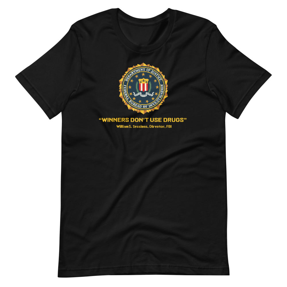 Winners Don't Use Drugs 1990s Videogame T-Shirt