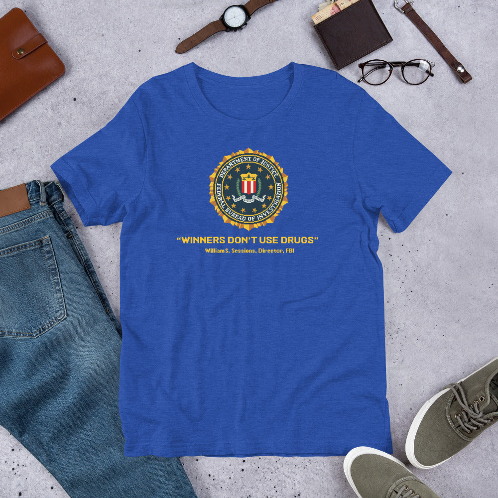 Winners Don't Use Drugs 1990s Videogame T-Shirt