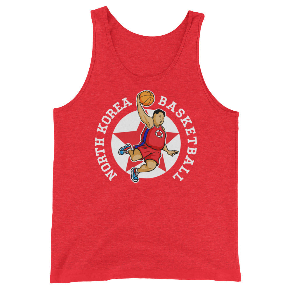 North Korea Basketball Rocketman  Tank Top