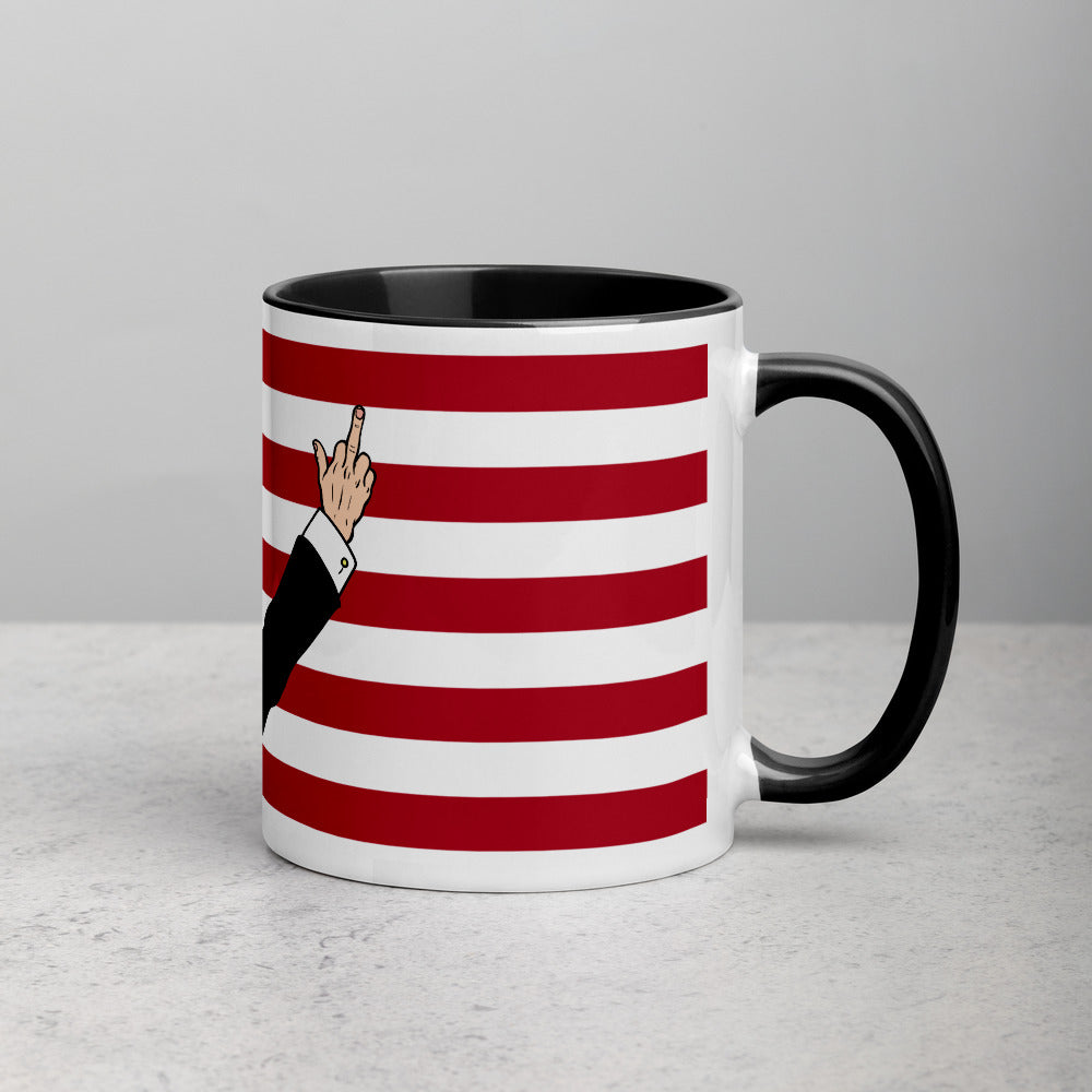 Trump Salute Color Mug