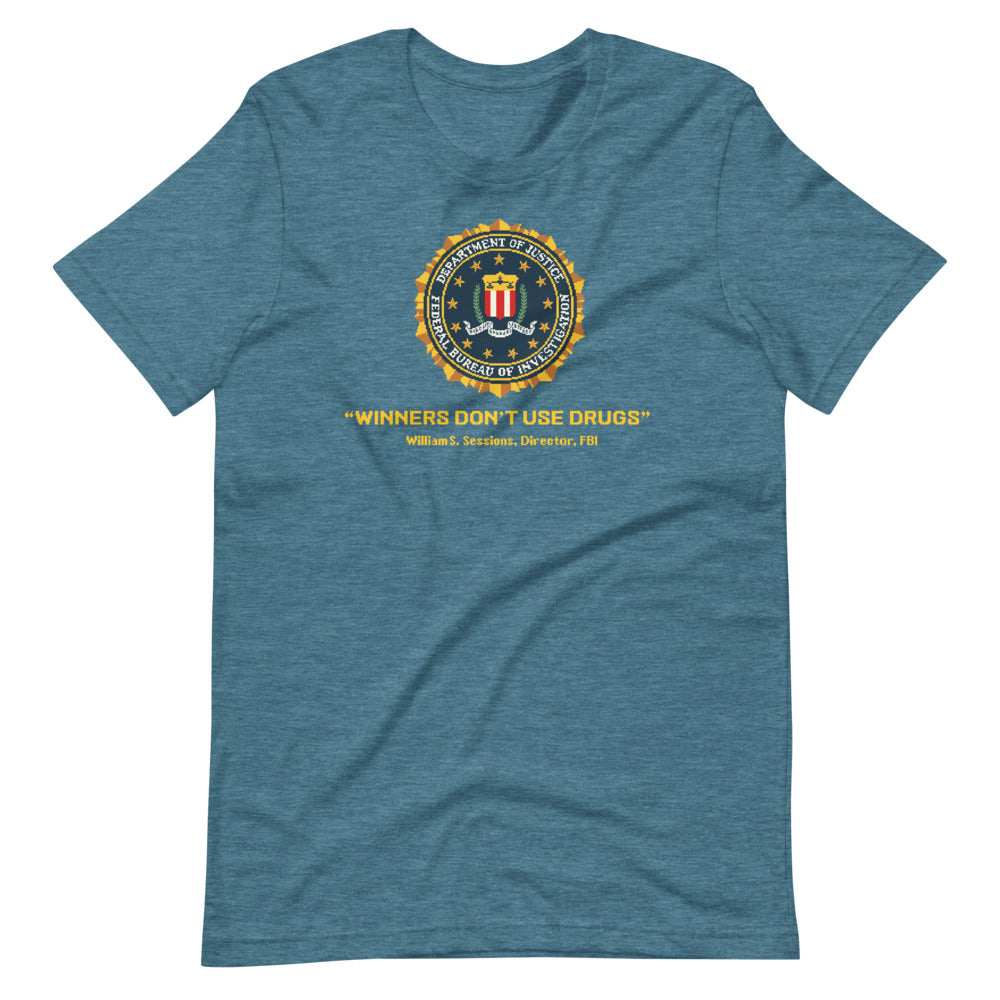 Winners Don't Use Drugs 1990s Videogame T-Shirt