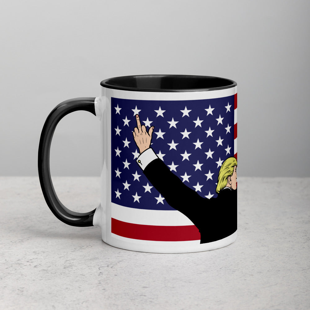 Trump Salute Color Mug