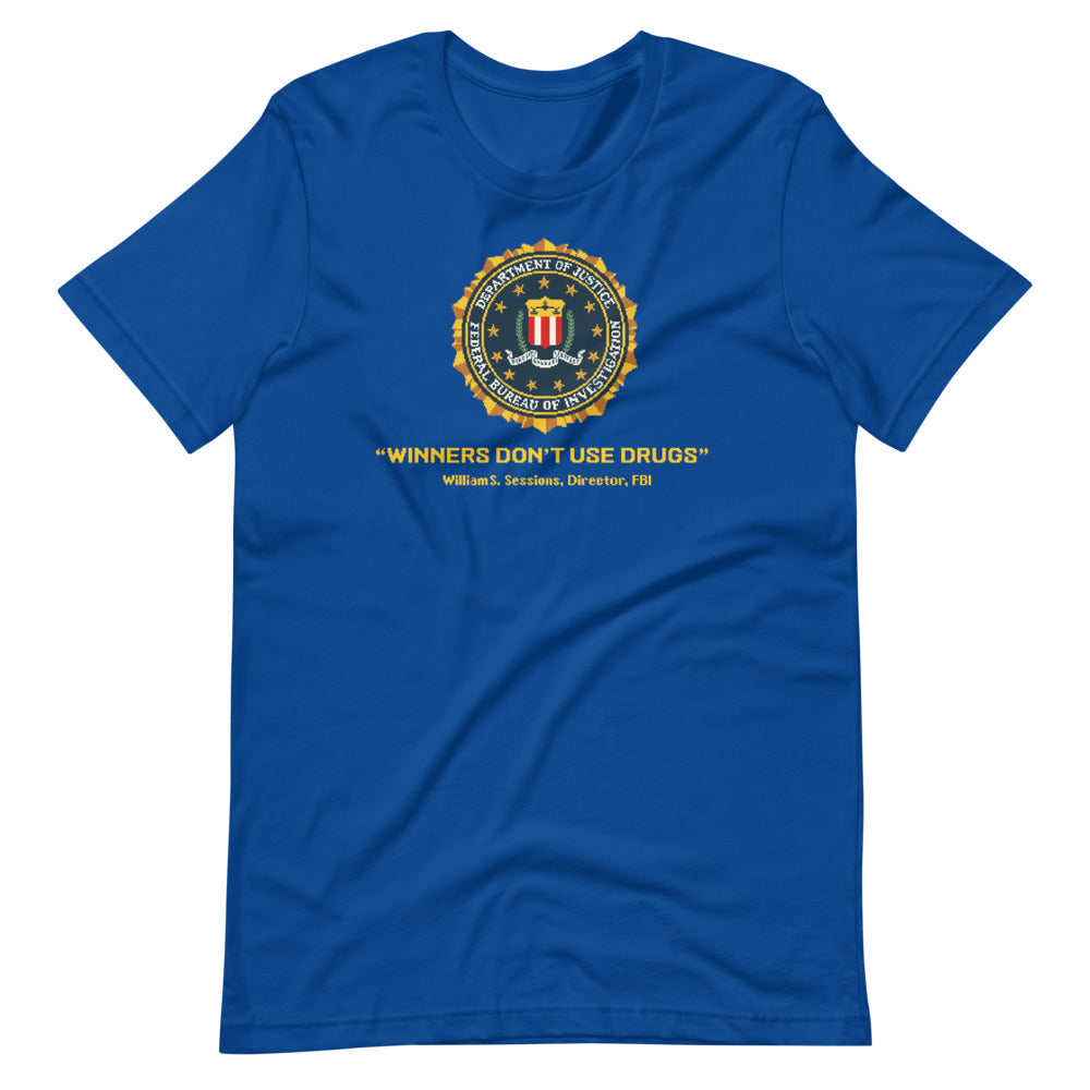 Winners Don't Use Drugs 1990s Videogame T-Shirt