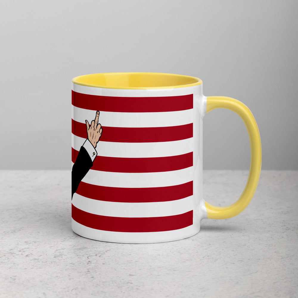 Trump Salute Color Mug