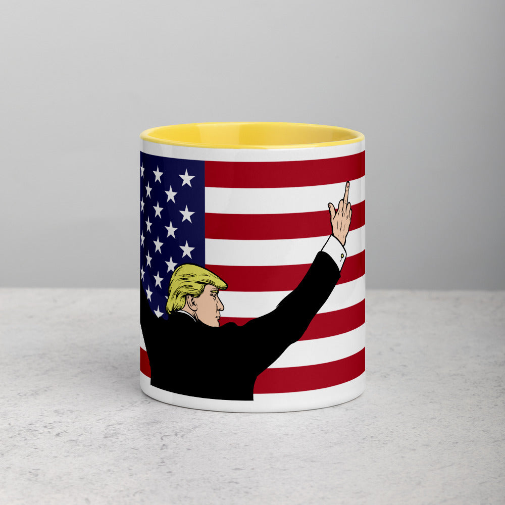 Trump Salute Color Mug