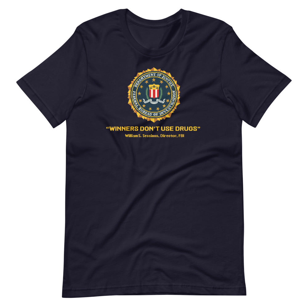 Winners Don't Use Drugs 1990s Videogame T-Shirt