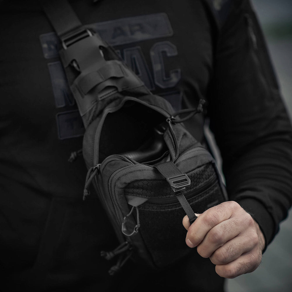 M-Tac Sling Pistol Bag Hex with Loop Panel