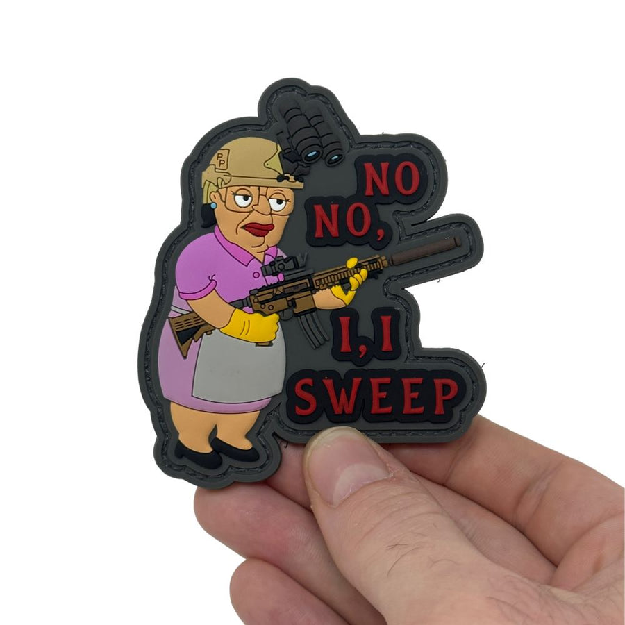 No No, I Sweep Patch + Sticker