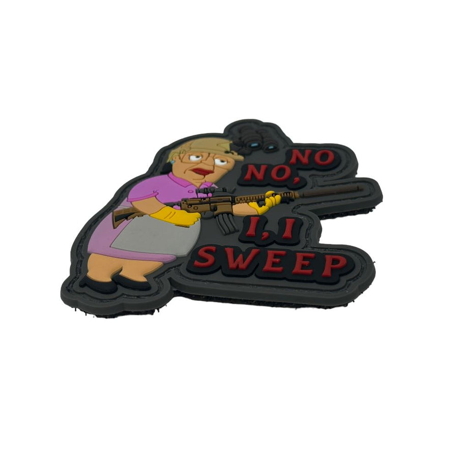 No No, I Sweep Patch + Sticker