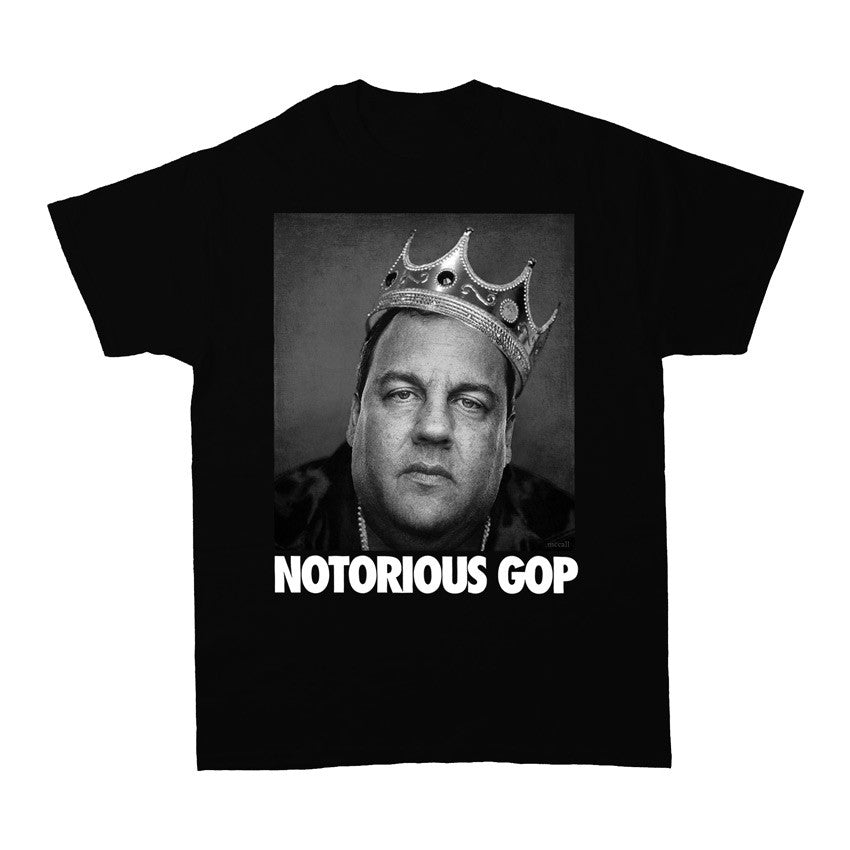 NOTORIOUS GOP Chris Christie Men's T-Shirt