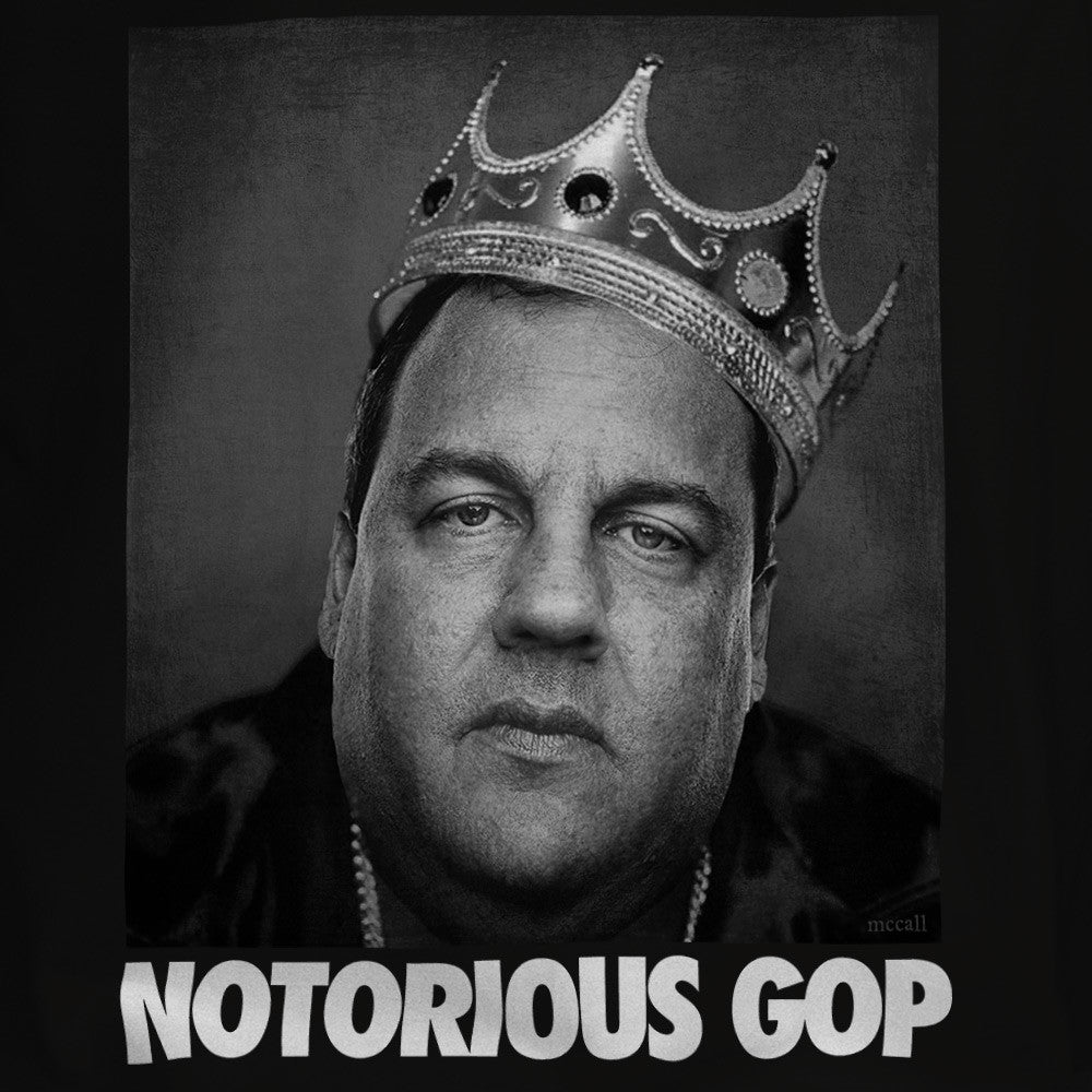 NOTORIOUS GOP Chris Christie Men's T-Shirt