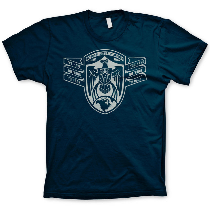 NSA Nothing To Hide Men's Tee