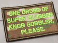 ASOS - One Order Of Super Slobber Knob Gobbler, Please. - 2x3 Patch - Multicam w/Neon Green