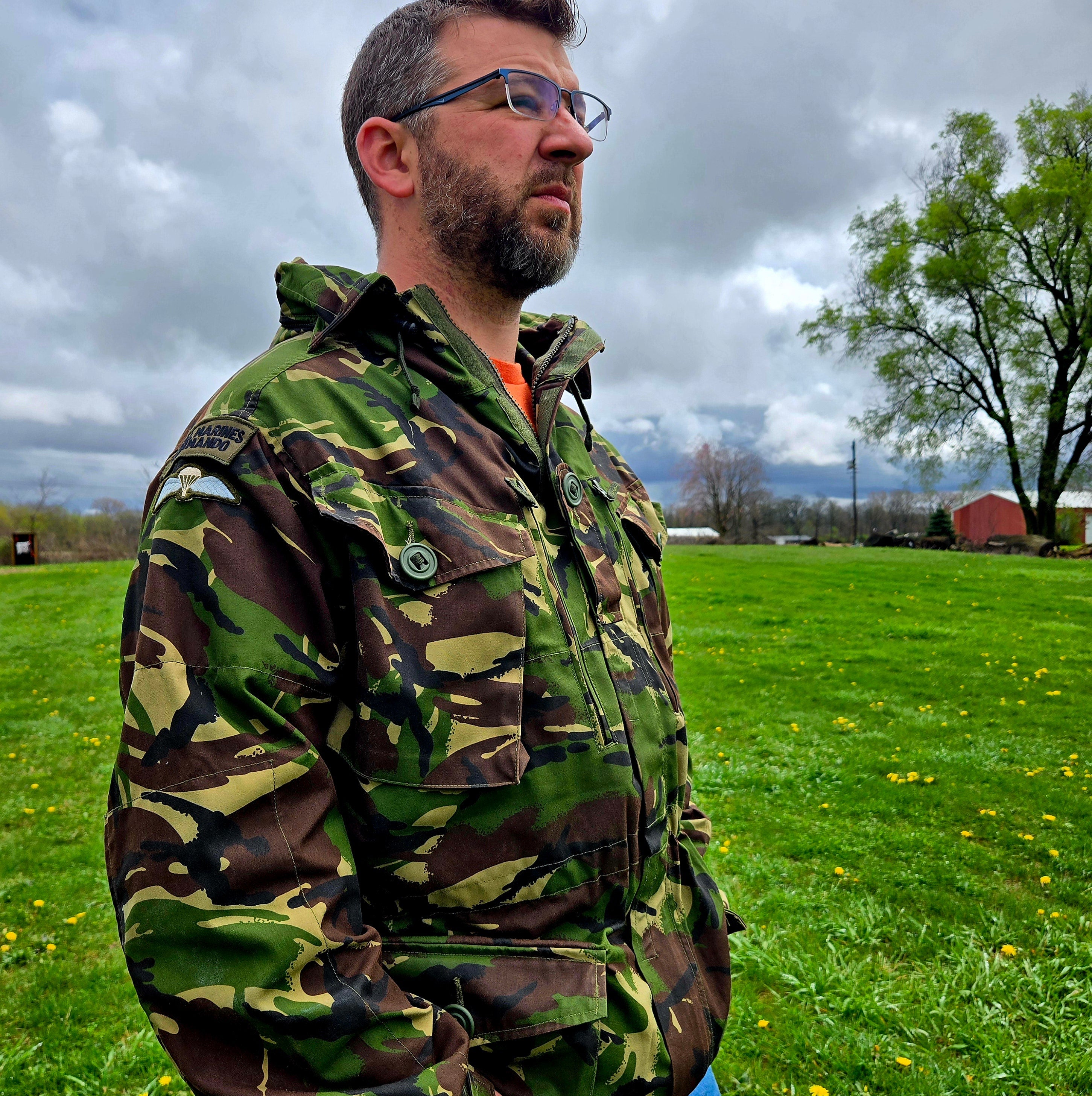 British Woodland DPM Windproof Combat Smock W/ Hood