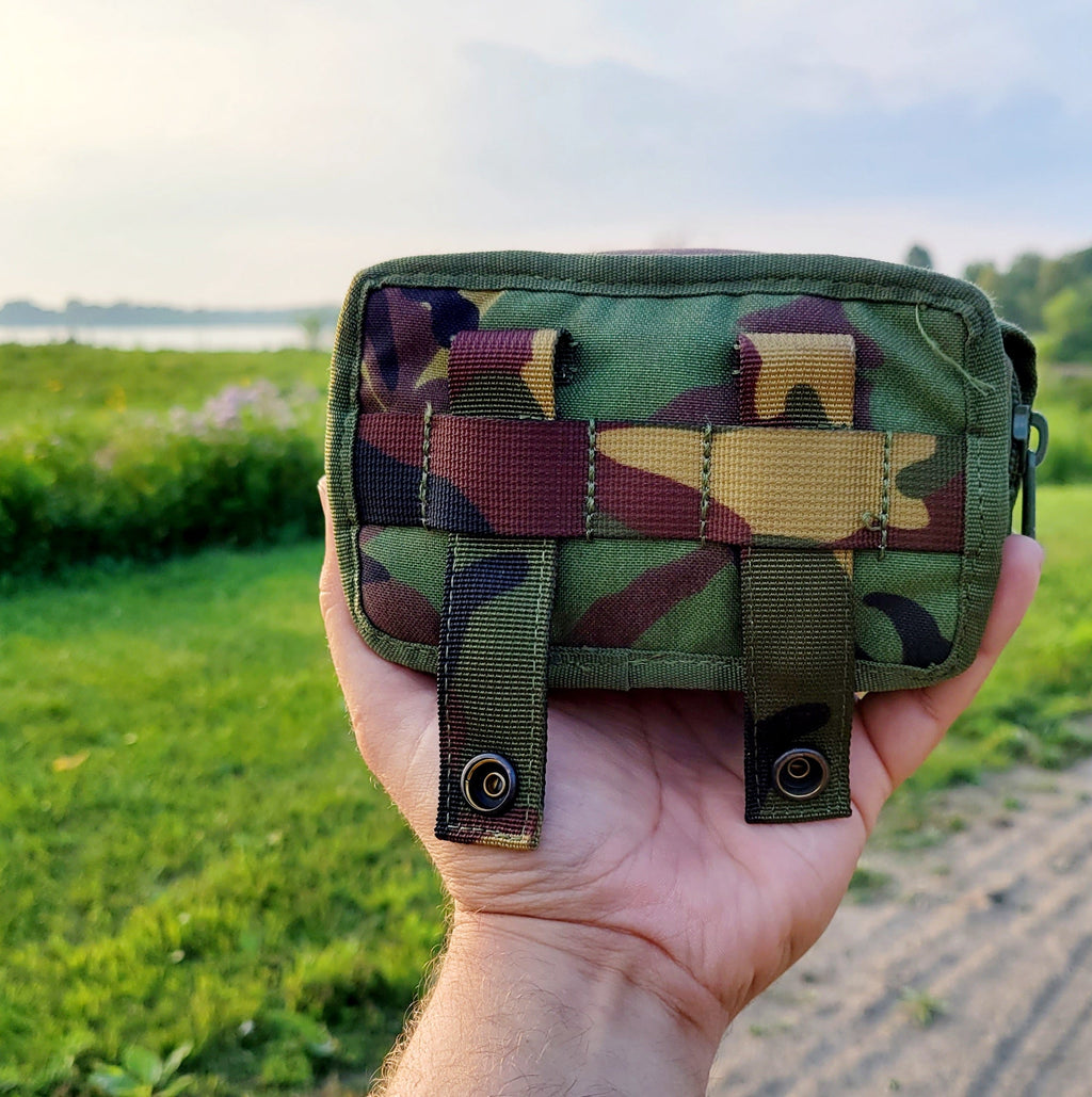 Dutch DPM pattern pouch with MOLLE/PALS attachments