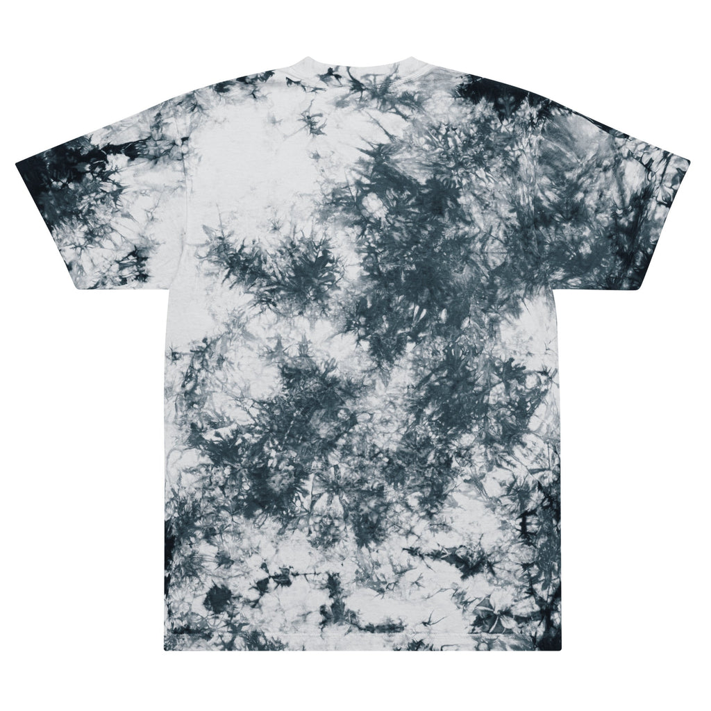Clown World Embroidered Oversized Tie Dyed T-Shirt