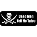 Dead Men Tell No Tales Jolly Roger - 3.75x1.5 inch  Sticker