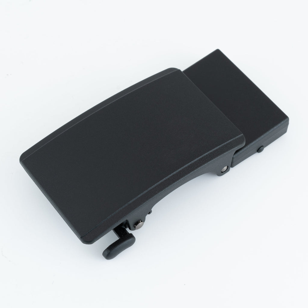 2ND AMEN Gun Belt - Ratchet Track Buckle - Plain Black