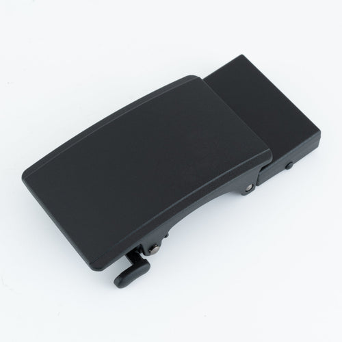 2ND AMEN Gun Belt - Ratchet Track Buckle - Plain Black