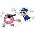 Sketch's World © Officially Licensed - Police - 4x2.5 inch Sticker