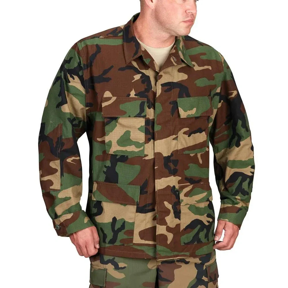 Propper | Woodland Camo BDU Coat - Poly/Cotton