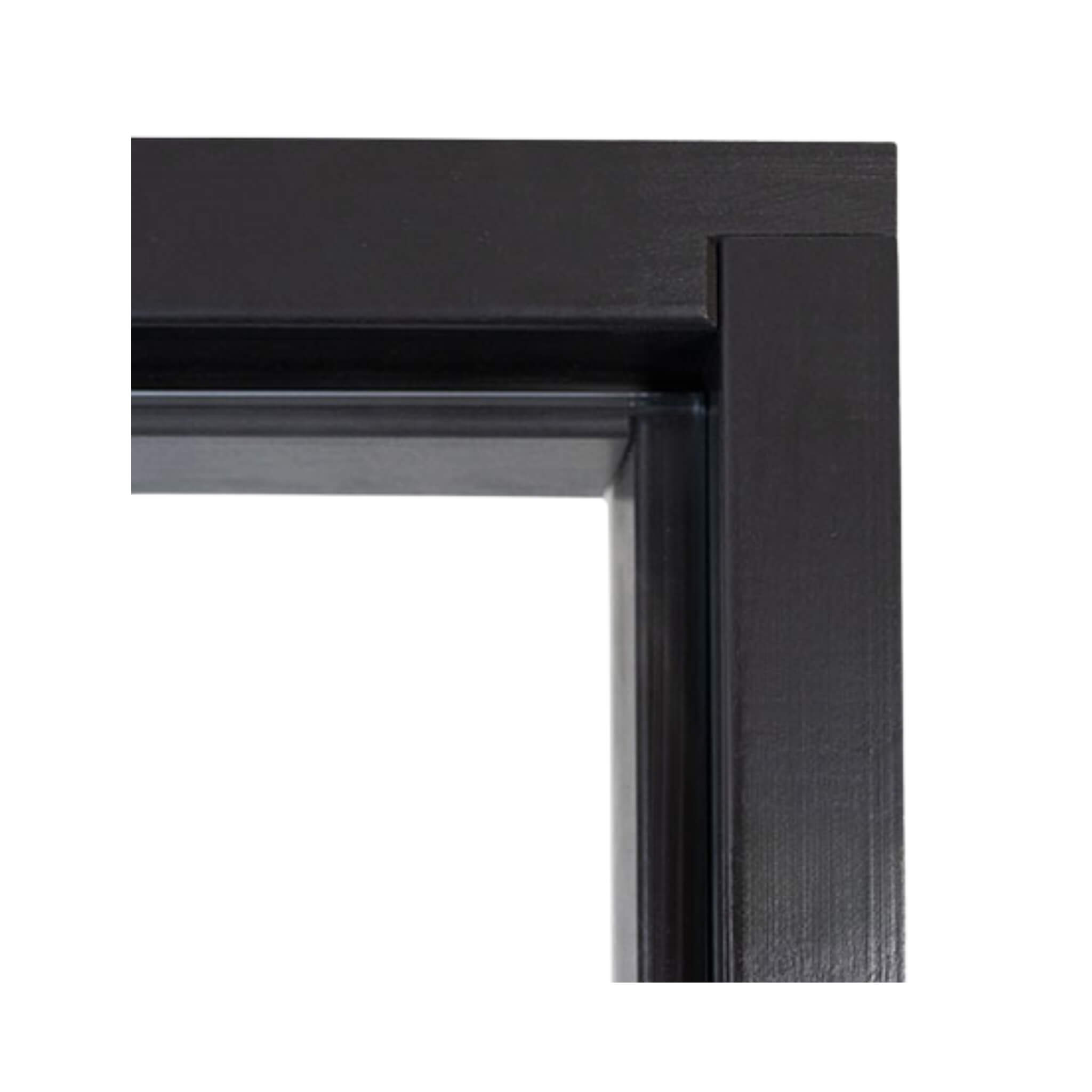 [24X81-Inch] Prosaunas Black Alder Clear Glass Sauna Door (SAK38670)