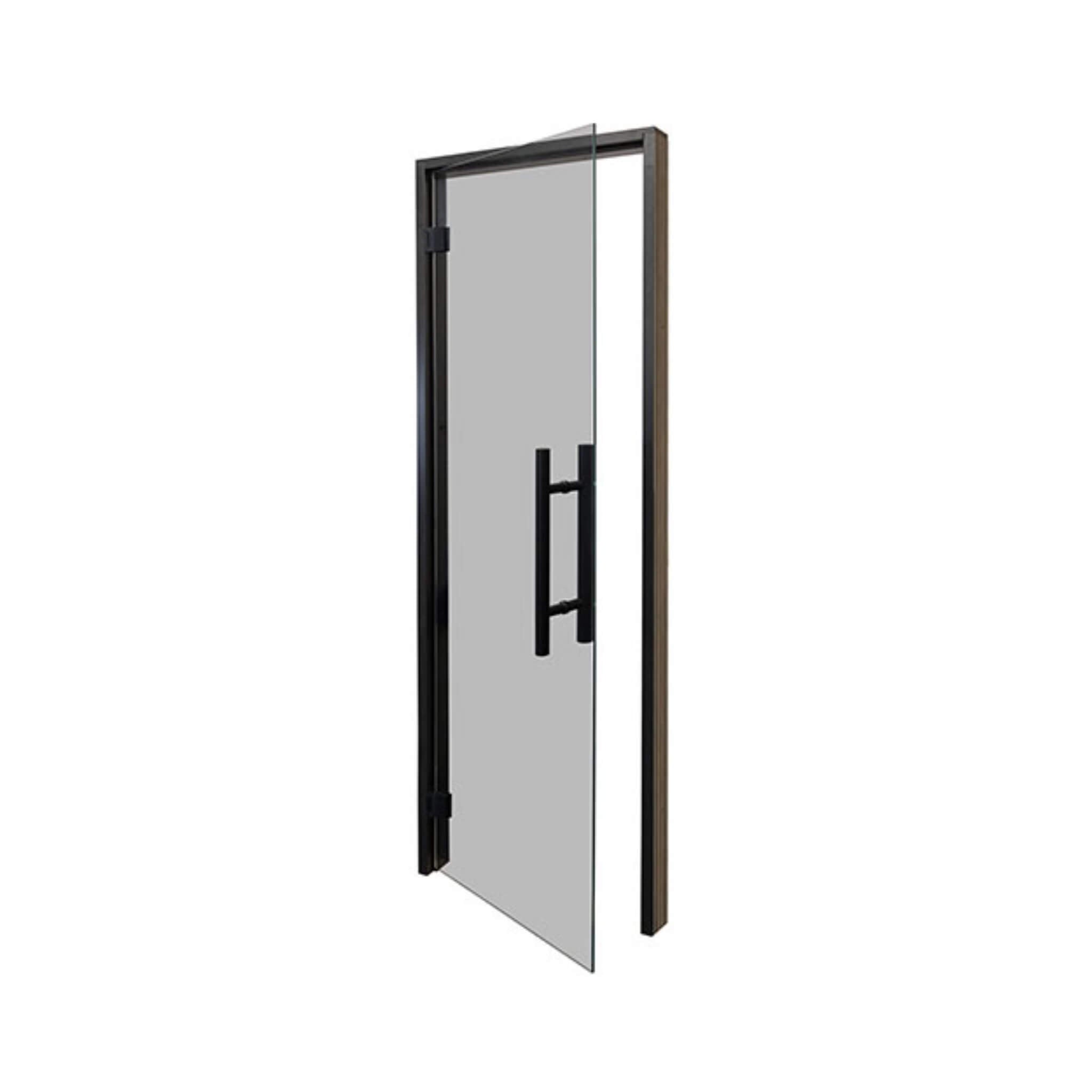 [24X81] Prosaunas Black Alder Tinted Glass Sauna Door (SAK36827)