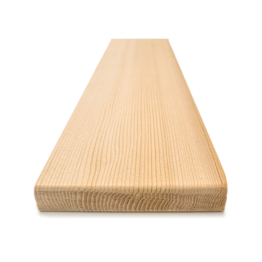 Prosaunas Cedar 1X4 VG S4SEE Vertical Grain Smooth 4 Sides Eased Edges Sauna Bench Wood [WOOD624] (SAK50213)