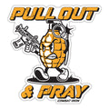 Pull Out & Pray Grenade Decal