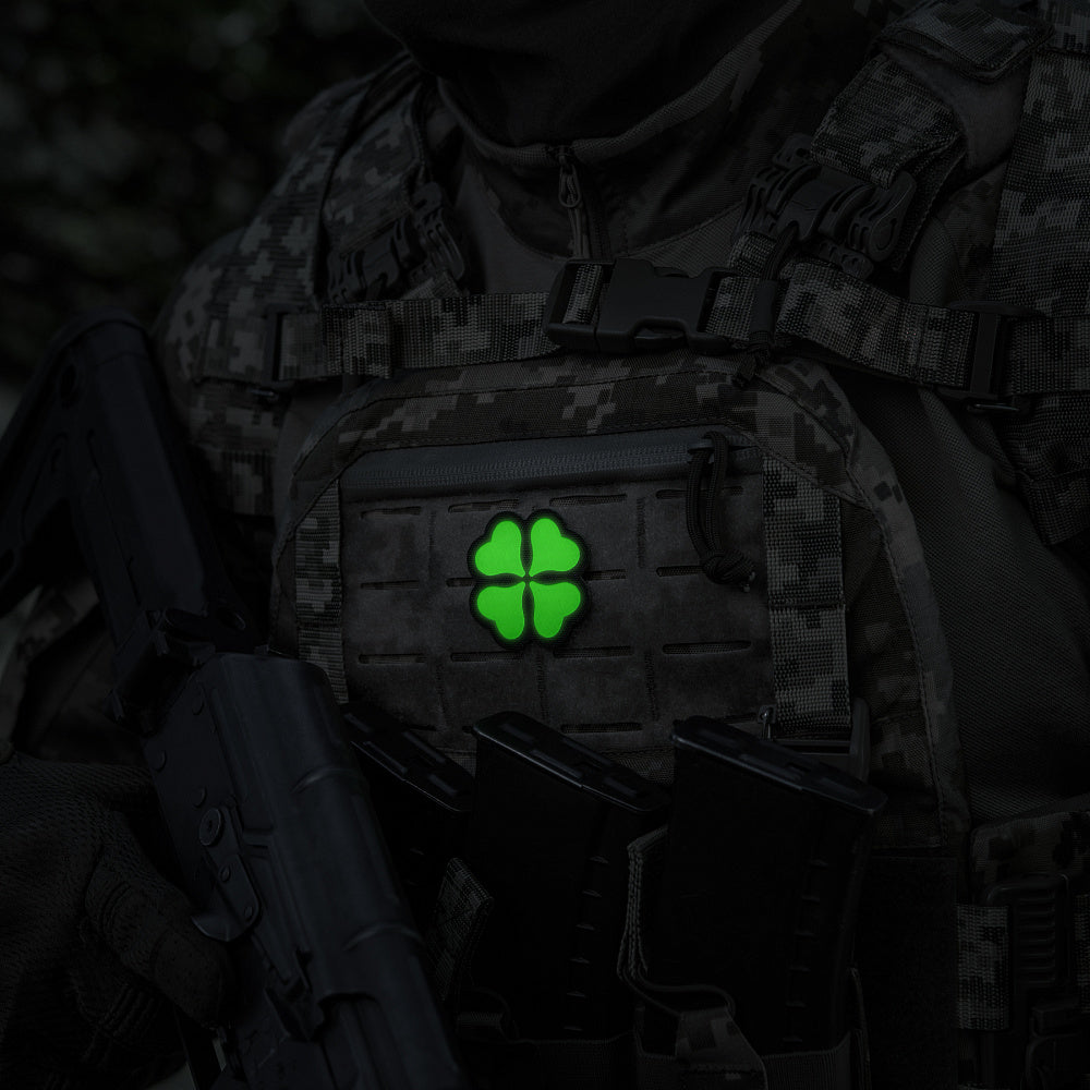 M-Tac Patch Clover GID Black/Green