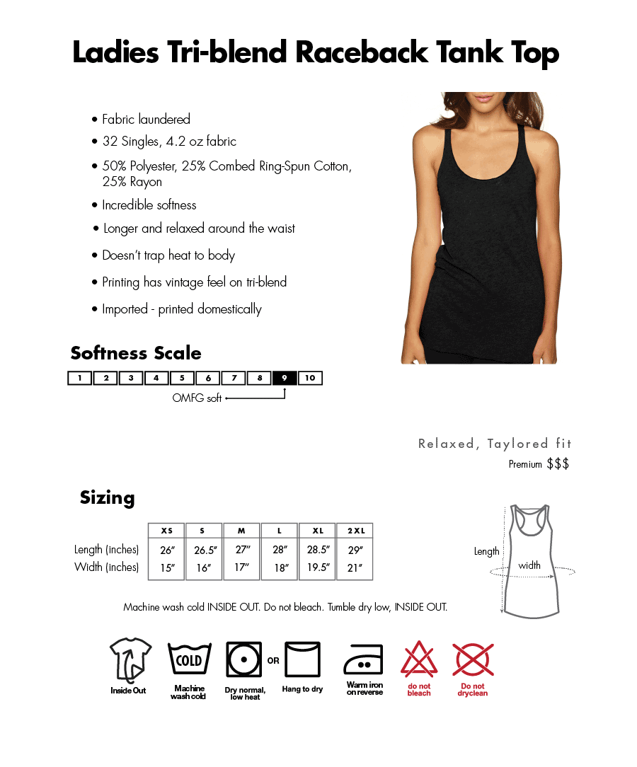 Spirit of 76 Women's Racerback Tri-blend Tank Top