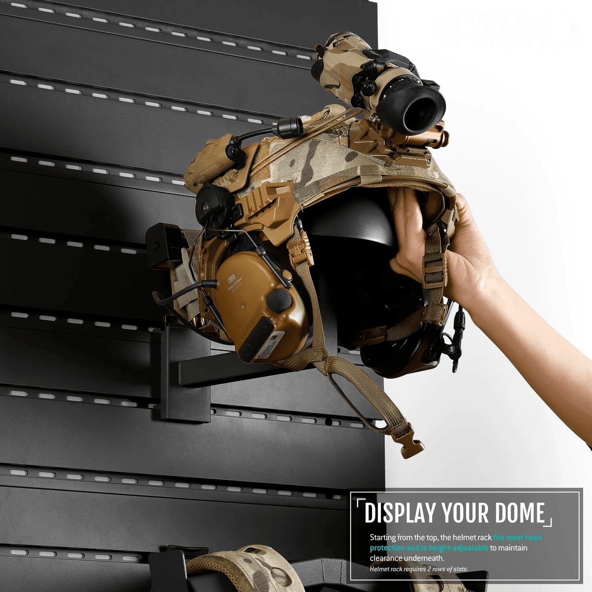 Wall Rack System - Helmet Rack – Self Rescue Tactical