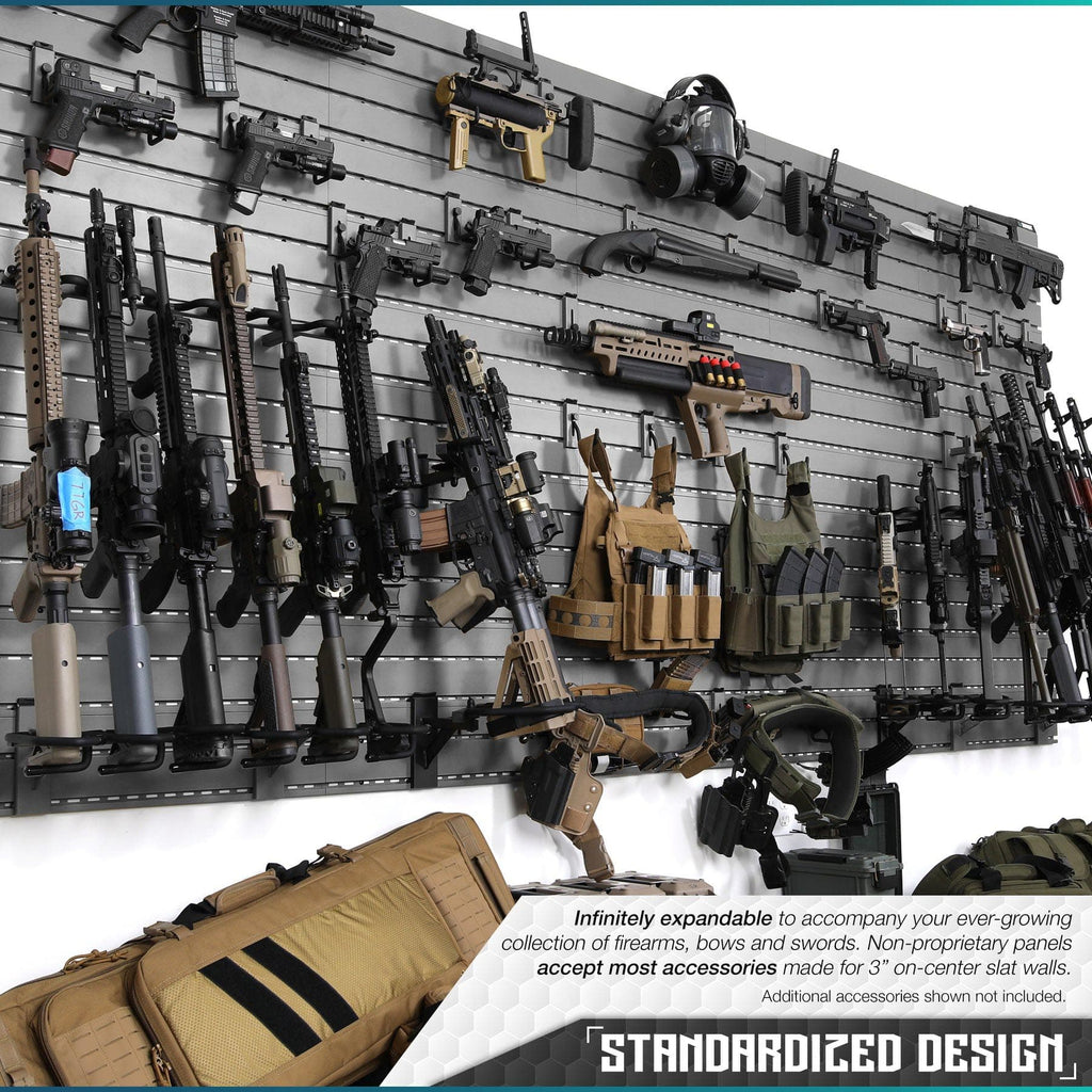 Sel Protection Rack Wall Rack System - 10 Panel and Attachments – Self Rescue Tactical