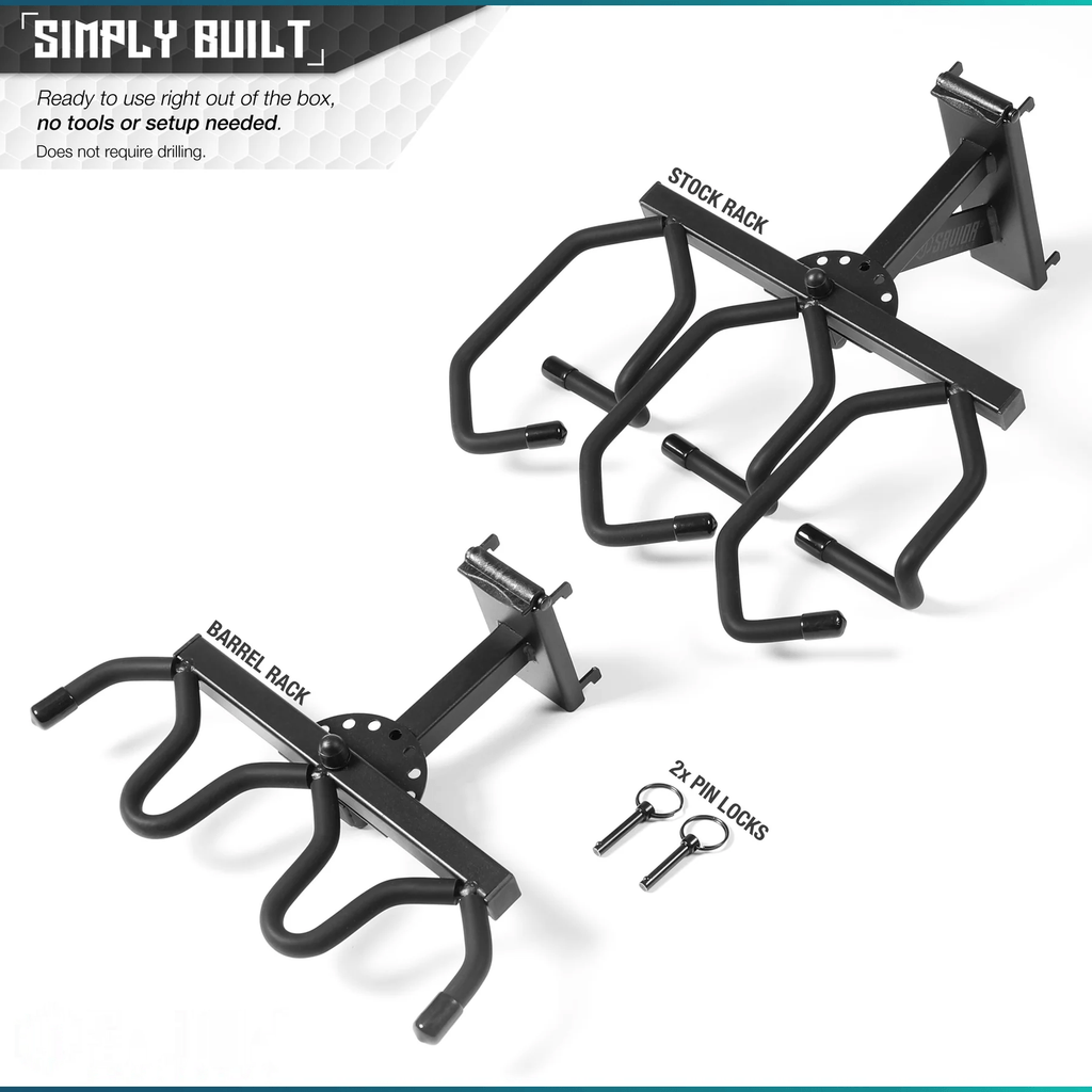 Wall Rack Adjustable Wall Rack System - Angle Adjustable Rifle Wall Rack – Self Rescue Tactical